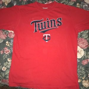 Minnesota Twins Red T Shirt Men’s Small